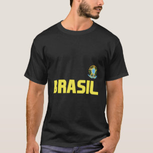 Brasil Braziliaanse Pride Braziliaanse vlag intern T-shirt