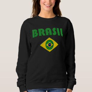 Brasil Fan Brazil Retro Soccer Braziliaanse F Trui