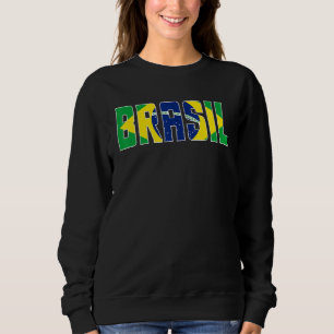 Brasil Flag Braziliaanse Voetbal Mannen Vrouwen jo Trui