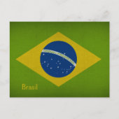 Brasil Flag Briefkaart (Voorkant)