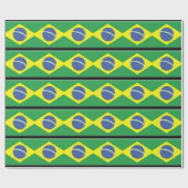 Brasil Flag Cadeaupapier (Vlak)