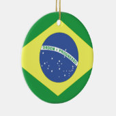 Brasil Flag Keramisch Ornament (Rechts)