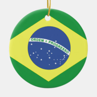 Brasil Flag Keramisch Ornament