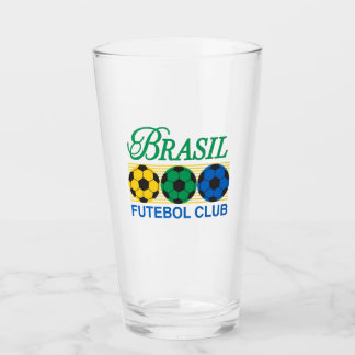 Brasil Futebol Club Vintage Soccer Glas