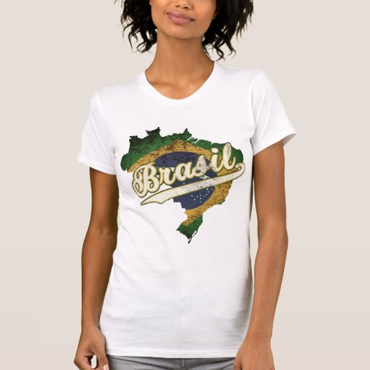 Brasil Map T-shirt (Voorkant)