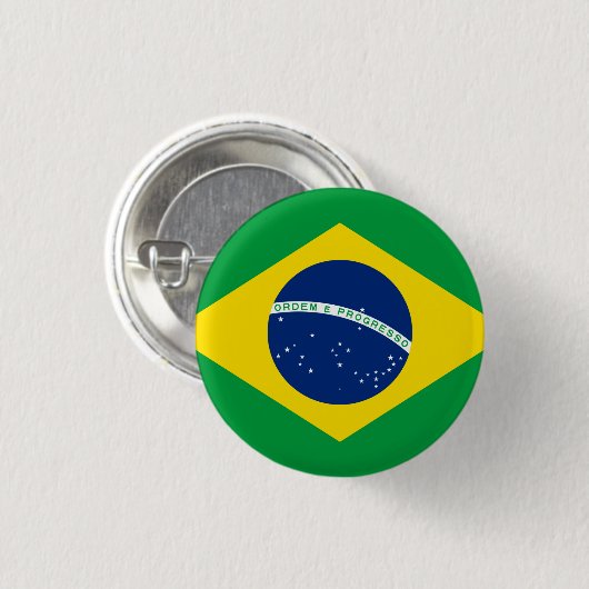 Brasil Ronde Button 3,2 Cm (Voorkant /achterkant)