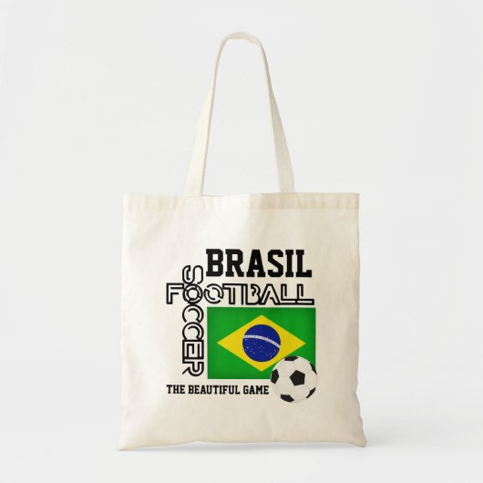 BRASIL Soccer Football Tote Bag (Voorkant)