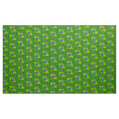 Brasil Text Flag Stof (Yard (91,4 cm))