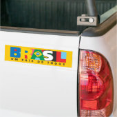 Brasil Um Pais de Todos Bumpersticker (Op Truck)