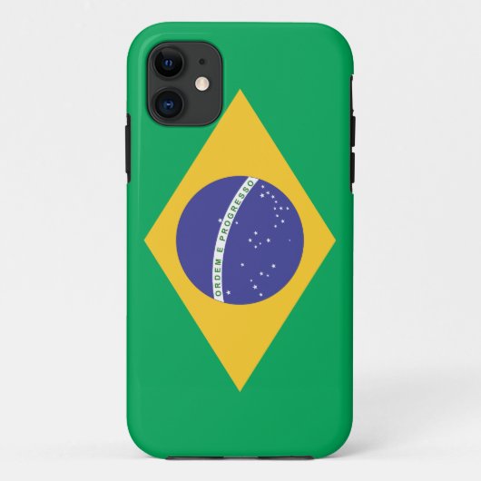 Brasil vlag Case-Mate iPhone case (Achterkant)