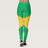 Brasil vlag leggings (Achterkant)