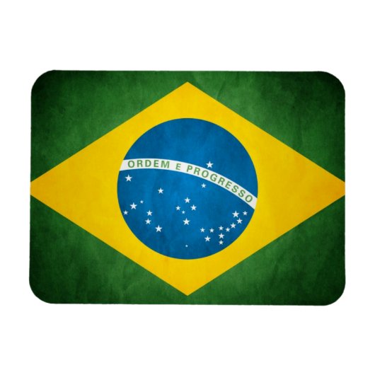 Brasil Vlag Magneet (Horizontaal)