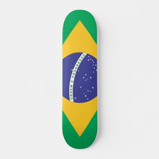 Brasil vlag skateboard (Voorkant)