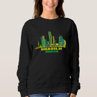 Brasilia Brazilië Silhouet Brazilianen Kleurrijk B Trui