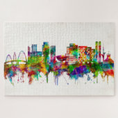 Brasilia Brazilië Skyline Legpuzzel (Horizontaal)