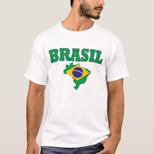 BRASILvlaggenland T-shirt (Voorkant)
