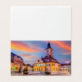 Brașov Roemenië Kaart (Buitenkant ongevouwen)