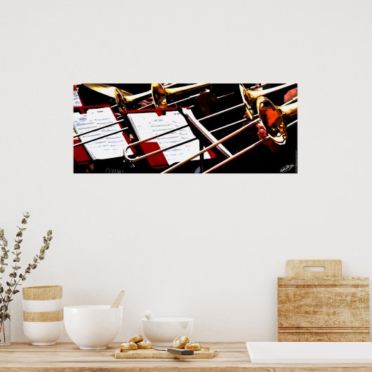 Brass Allure 1 Poster (Keuken)