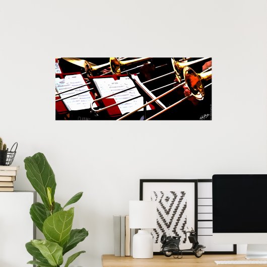 Brass Allure 1 Poster (Thuiskantoor)