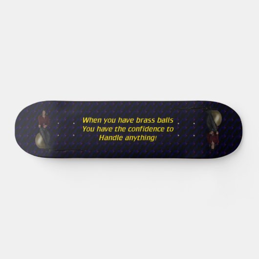 Brass Balls Skateboard (Horizontaal)