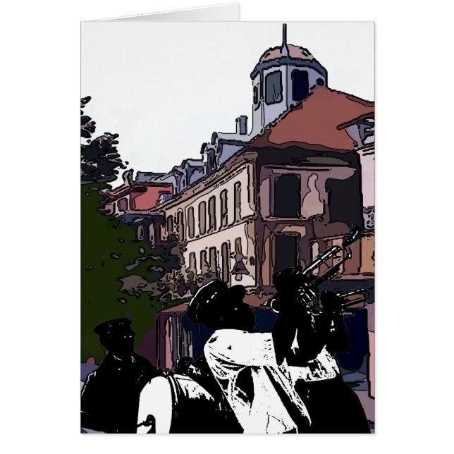 Brass Band dans le quartier français (Devant)