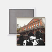 Brass Band French Quarter New Orleans Magneet (Voorkant / Achterkant)