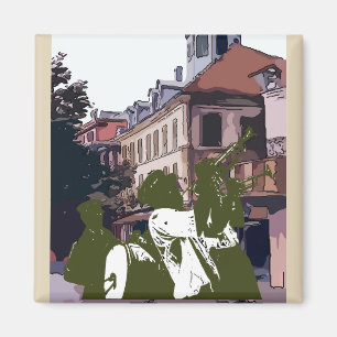 Brass Band in Napoleon House Magneet