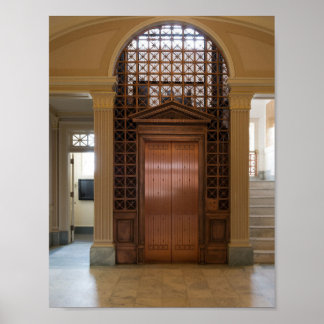 Brass Cage-lift Poster