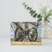 Brass Cannon Briefkaart (Staand voorkant)