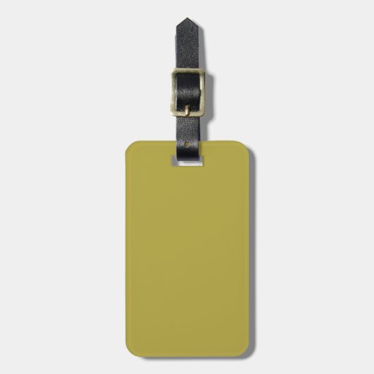 Brass Classic gekleurd Bagagelabel (Voorkant verticaal)