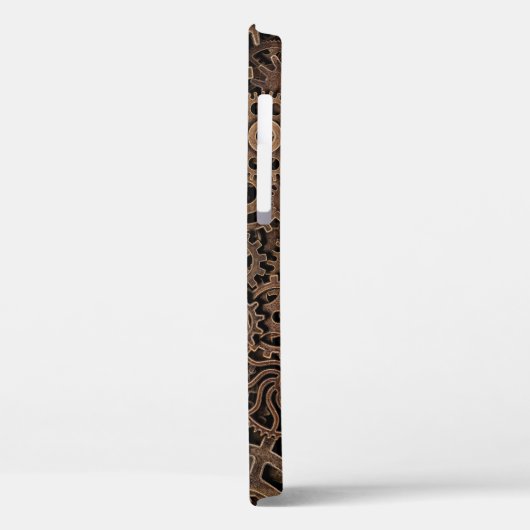 Brass Gears Top Uitzicht Case-Mate iPhone Case (Achterkant / Links)