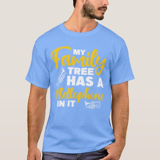 Brass Instrument Mellophonist Marching Band family T-shirt (Voorkant)