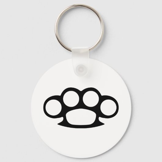 Brass Knuckle Duster Sleutelhanger (Voorkant)
