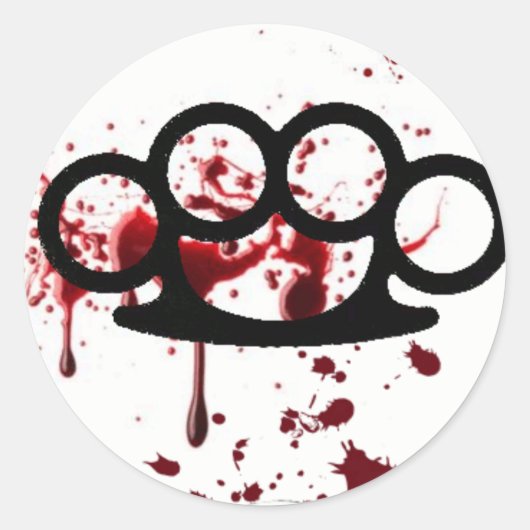 Brass Knuckle Stickers (Voorkant)