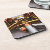 Brass & Lead Bullet-onderzetters Drankjes Onderzetter (Linkerzijde)