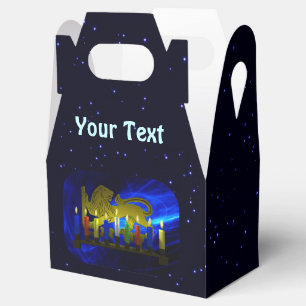 Brass Lion Menorah Bedankdoosjes