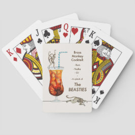Brass Monkey Cocktail Speelkaarten