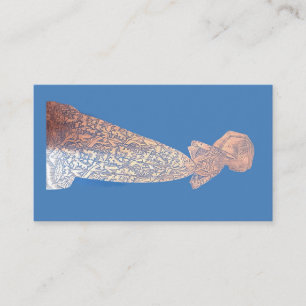 Brass rubbing middeleeuwse dame visitekaartje