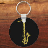 Brass Sax Sleutelhanger (Voorkant)