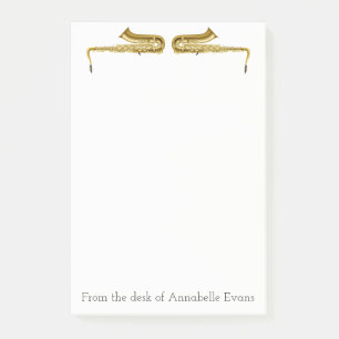 Brass Saxophones personaliseren Post-it® Notes