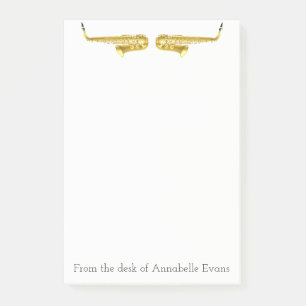 Brass Saxophones personaliseren Post-it® Notes