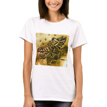 Brass Winged Schaats T-Shirt White