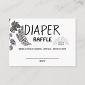 Brasserie Bébé - B&W - Invitation de chapelure Raf (Devant)