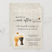 Brasserie Mariage Brunch Invitation (Devant / Derrière)