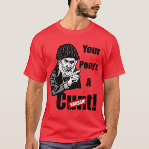 Brassic Boer Jim Rant UW PAARDEN ZIJN EEN CT Komed T-shirt