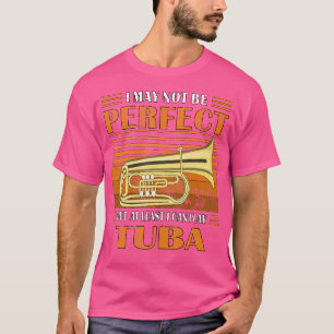 Brassmuziek Ich bin Vielleicht Nicht Perfekt Tuba T-shirt