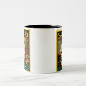 Brasso Metal Pools Ad Tweekleurige Koffiemok (Center)