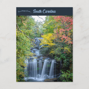 Brasstown Falls Westminster South Carolina Briefkaart