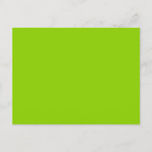 Brat Green Solid Color Briefkaart