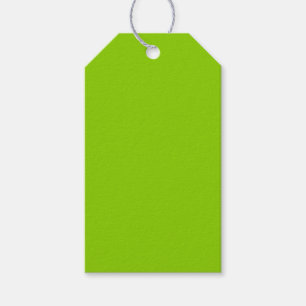 Brat Green Solid Color Cadeaulabel